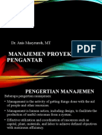 1 - Manajemen Proyek Pengantar