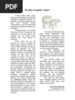 De olho no queijo minas