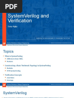 SystemVerilog and Verification Slides