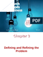 Chapter 3 Defining and Refining The Problem