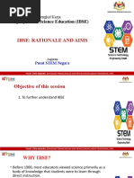 Slot 1 Pengenalan Kepada IBSE - Rationale and Aims