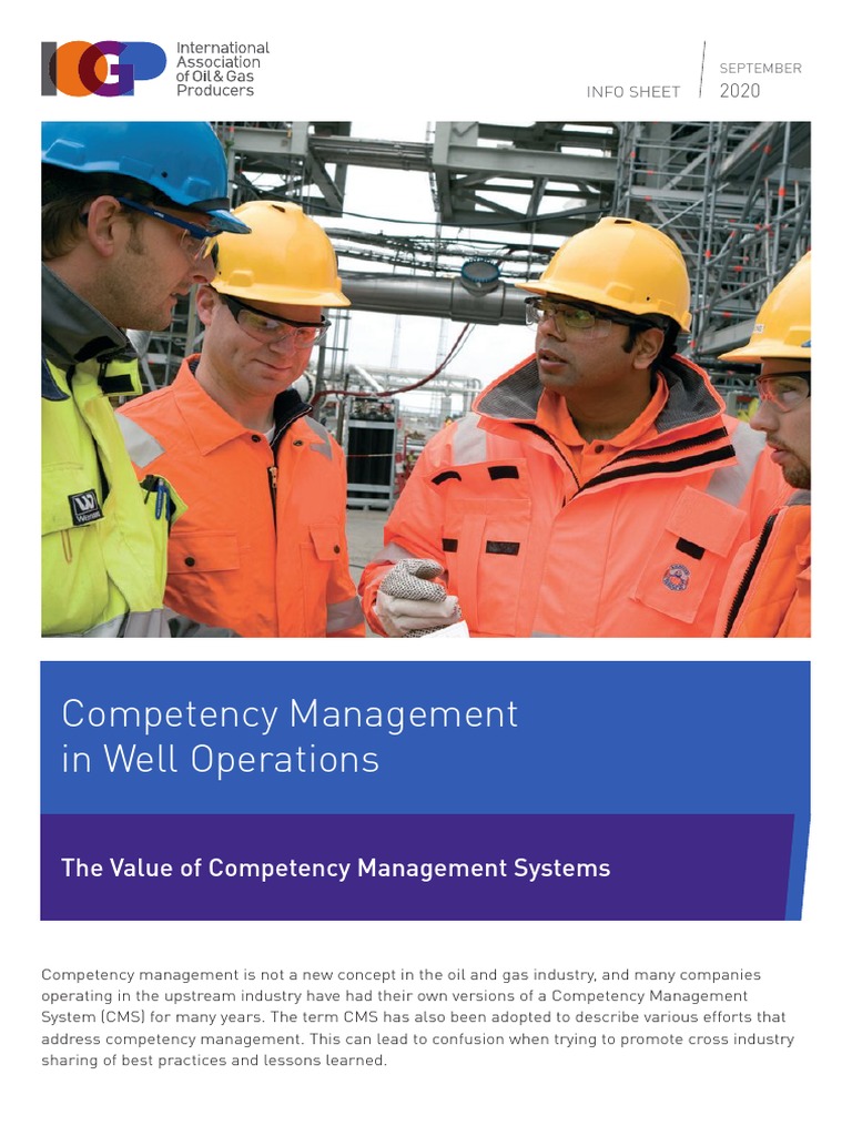 2020 IOGP Report - The Value of Competency Management Systems | PDF ...