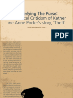 Underlying The Purse: A Historical Criticism of Katherine Anne Porter’s Story 'Theft' (35 characters