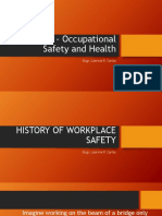 History of Safety in Workplace