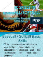 Baseball/Softball Basic Skills Overview