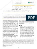 Proposal of the suffix -ota to denote phyla. Addendum to