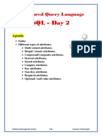 SQL - Day 2: Structured Query Language