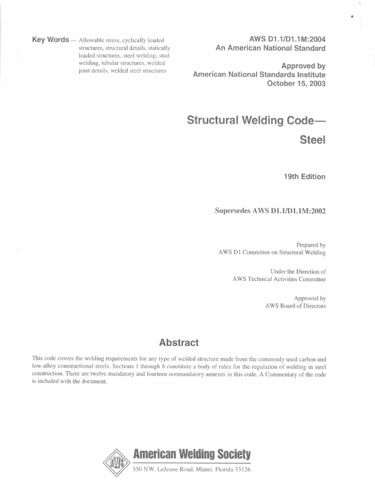 Aws D1 1 2004 PDF
