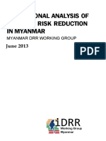 2013 06 SituationAnalysis of DRR in Myanmar Tpo 150 Red