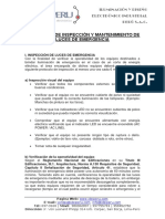 Protocolo de Inspección y Mantenimiento de Luces de Emergencia - Idei Pe...