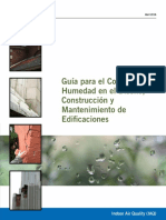 Guia Para El Control de La Humedad en El Diseiio, Construcci6n y Mantenimiento de Edificaciones