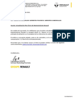 Comunicado Red - Actualización Plan Único de Mantenimiento Renault (1) - 1