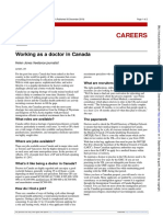Careers: Working As A Doctor in Canada