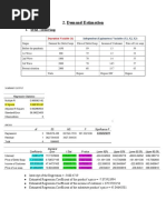 Demand Forcast and Estimation