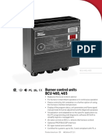 Burner Control Units BCU 460, 465: Product Brochure GB