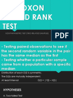 Wilcoxon Signed Rank Test: Nonparametric Test (Two Related Samples)