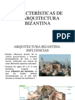 Características de La Arquitectura Bizantina