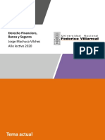 DERECHO FINANCIERO, BANCA Y SEGUROS (Sesión 14) - Descuento y Factoring