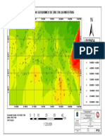 Leyenda: Plano Geoquimico de Zinc en Las Muestras