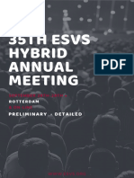 TO USE ESVS 35th Annual Meeting Programme Detailed Update 30.07 6