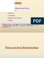 Today's Contents: Basics Relationships Between Pixels