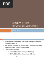 Postpartum Hemorrhage (PPH)