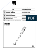 Manual Aspirador Makita DCL180Z A Batería 18V Litio