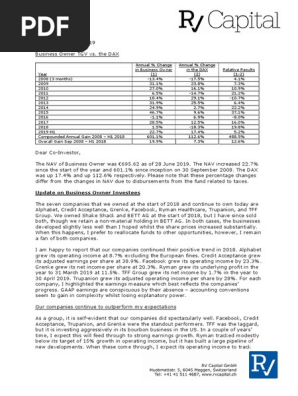 Rv Capital Letter 2019 06 Pdf Recession China
