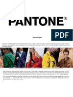 Carta Pantone Otoño Invierno 2021 2022