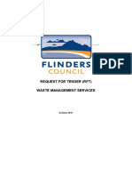 RFT Flinders Council Waste Management Conditions of Tender Rev0 26th October 2017