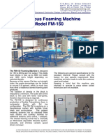 Continuous Foaming Machine Specifications