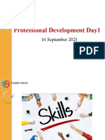 Professional Development Day1: 16 September 2021