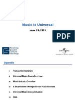 Music Is Universal Pershing Square Tontine Holdings Presentation