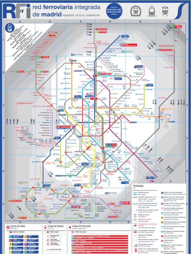 Plano Metro Madrid | PDF | Españoles | España