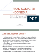 Kebijakan Sosial Di Indonesia (Terjemahan)