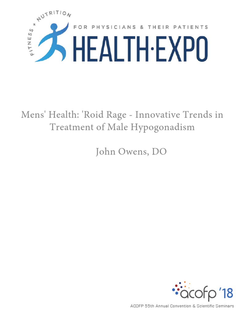 Roid Rage: Male Hypogonadism Trends | PDF | Testosterone | Estrogen
