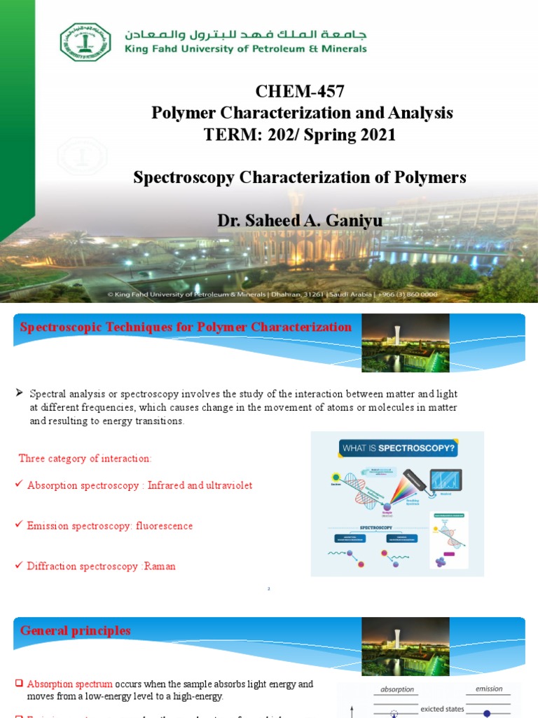 Spectroscopy-Characterization - Techniques | PDF | Raman Spectroscopy ...