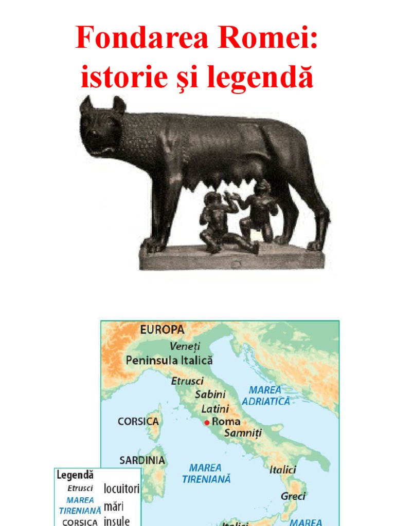 Fondarea Romei. Istorie Si Legenda | PDF