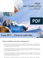 Veterinarian Surgery in Operation Room PowerPoint Templates Standard