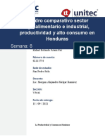 Tarea 8 1 Cuadro Comparativo Sector Agroalimentario e Industrial Productividad y Alto Consumo en Honduras