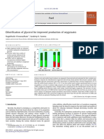 Etherification of Glycerol For Improved Production of Oxygenates