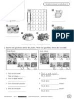 Grass: Reinforcement Worksheet 2