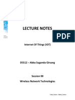 Lecture Notes: Internet of Things (IOT)