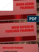 Edema Agudo Pulmonar Tratamiento y Diagnsotico