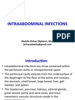 Intraabdominal Infections: Abdella Birhan (Bpharm, MSC)