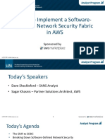 How To Implement A Software-Defined Network Security Fabric in AWS