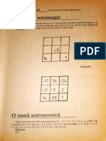 Pătratul Semimagic: O Sumă Astronomică