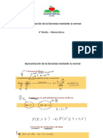 Aproximacion Binomial a Normal