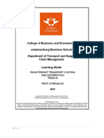 Road Transport Costing and Distribution TRE8X10 Learning Guide FINAL - July 2021 - JM