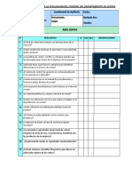 Cuestionario para La Evaluacion Del Control Del Departamento de Ventas